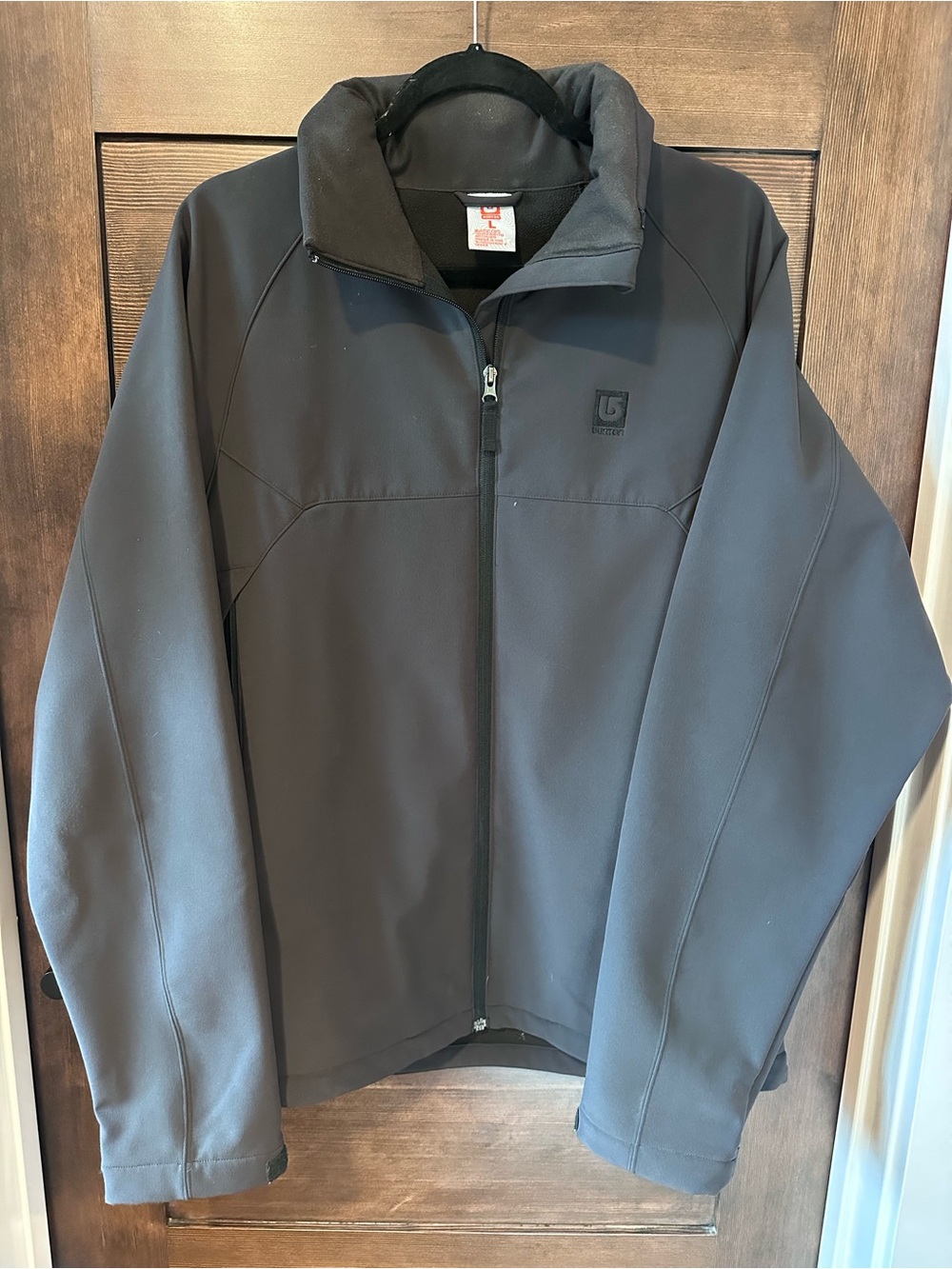 Burton Men’s Black Softshell Jacket - Full Zip